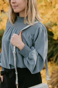 Home Lee: Homelee | Charlotte Top - Pewter