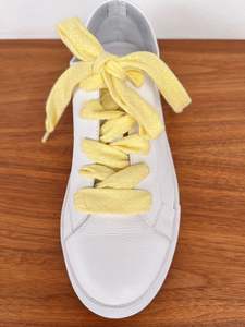 Minx: Minx Spotty Dotty Laces - Lemon White Spot