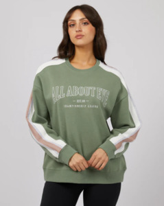 Sweater Hoodie: allabouteve | Boston Panel Standard Crew Khaki