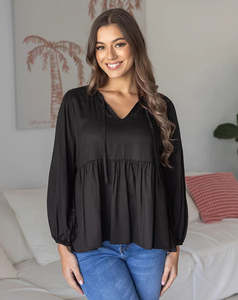 FREEZ Bee Maddison - Jane Shirt | Black