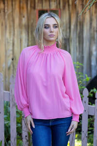 Shirts: Augustine | Pretty Basics - Seth Top Coral