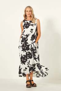 Lemon Tree Design: Lemon Tree Design | Ana Dress Black White Print