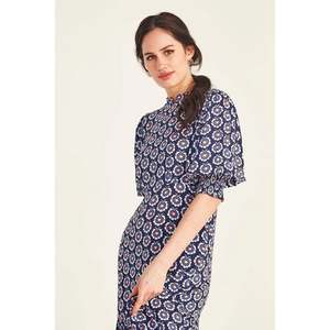 Lemon Tree - Susana Dress | Navy Print