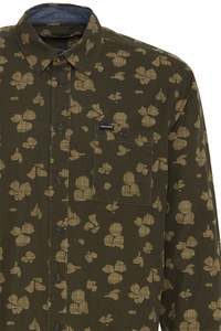 Ringers Western Mens: Blend | Long Sleeve Shirt - Dark Green