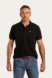 Ringers - Essential Mens Polo | Black