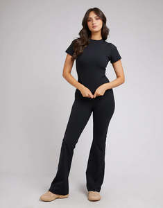Pant: All About Eve | Active Flare Leggings - Black