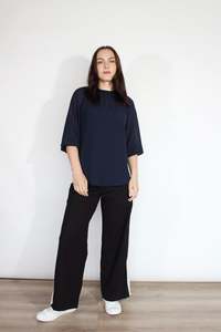 Jaclyn M: JACLYN M Cooper Blouse - Midnight