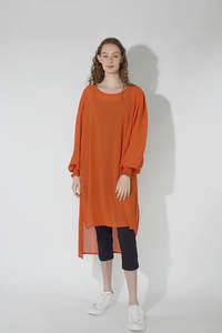 Jaclyn M: JACLYN M - Zepher Tunic Dress | Terracotta