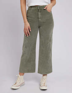 All About Eve: Allabouteve - Camilla Cord Pant | Khaki