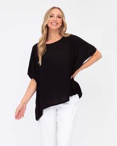 Label of Love | Oversized Top - Black