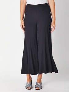 Luna Sky 1: Luna Sky | Home / Floaty Wide Leg Core Pant- BLACK