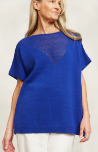 Eb Ive: eb&ive | La Sable Knit Top - Cobalt