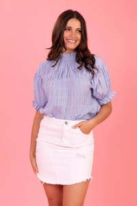 Charlo | Emma Top Blue