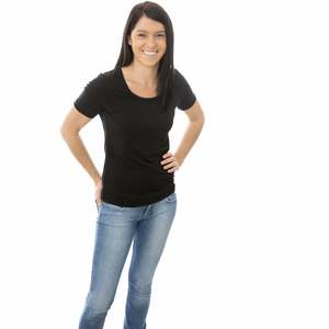 T Shirts: Bamboo -  Short Sleeve T-Shirt Black