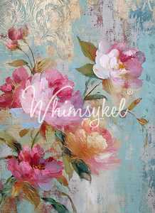 Fresco of Roses 1 | 18lb Decoupage Tissue Paper
