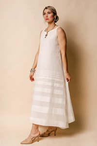 Dresses: Imagine Fashion | Molly Organza Dress - Cream