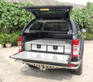 Products: AVENGER Aluminium Checker Plate Drawer System 250x1400mm