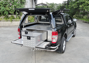 AVENGER Aluminum Checker Plate Twin Drawer System (400mm H x 1500mm L)
