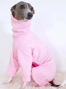 Frontpage: STYLECOM.NZ • NZ Designer Dog Pajamas - Light Pink • Size M