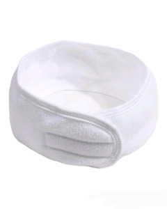 Poni Professional Makeup Brushes: MAKEUP | BATH HEADBAND ▪︎ WHITE