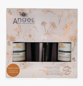 Blonde Coloured Hair: Angel En Provence ~ Orange Flower Coloured Sham | Cond | Mask Gift Set