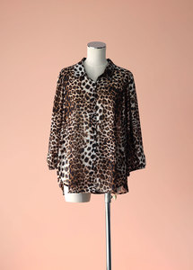 Spirit - Leopard Crepe Shirt, Size 14 - Styled in Seconds