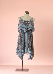 Whistle - Handkerchief Gypsy Dress, Size 14-16 - Styled in Seconds
