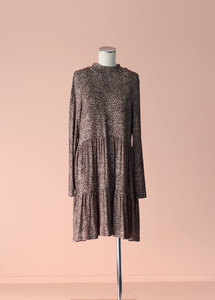 Forever New - Animal Print Smock Dress, Size 14-16 - Styled in Seconds