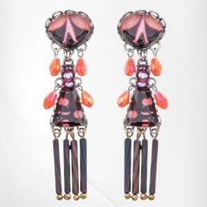 Ayala Bar: R2325 Handmade in Israel Ayala Bar earring Drop 4cm