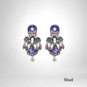 Ayala Bar: C2210 Handmade in Israel Ayala Bar earring Drop 5cm