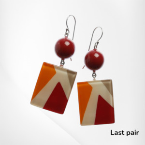 Abba Zsiska Handmade Jewellery: 7350501REDDQ00 ABBA red short hook