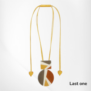Abba Zsiska Handmade Jewellery: 7350203MUSTQ00 ABBA mustard adj