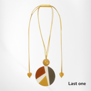 Abba Zsiska Handmade Jewellery: 7350202MUSTQ00 ABBA mustard adj