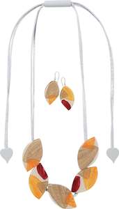 Kiara: 1360102ORANQ05 KIARA orange set adj