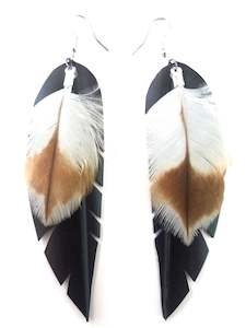 TUIW10HAWKS Feather Earring