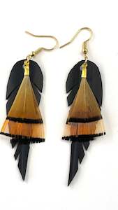 TUIF6EAGOLDG Feather Earring