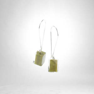 Colourful Beads Earrings: 60105019190Q00 COLOURFULCUBES green long hook (Last one)