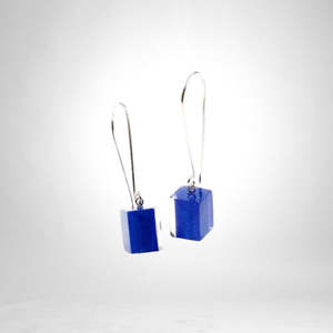 Colourful Beads Earrings: 60105019069Q00 COLOURFULCUBES marine long hook
