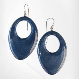 Colourful Statements Earrings: 40105279252Q00 COLOURFUL STATEMENT blue short hook