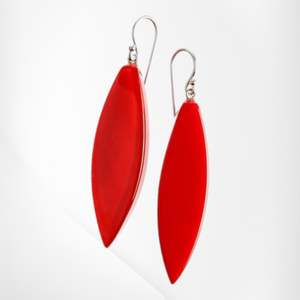 Colourful Statements Earrings: 40105409203Q00 COLOURFUL BEADS Red short hook size 4.6cm