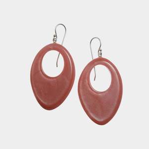 Colourful Statements Earrings: 40105349254Q00 COLOURFUL STATEMENT dusty pink short hook