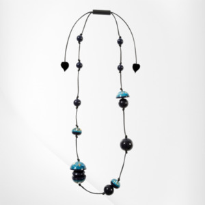 Wila Fashion Jewellery Zsiska Colourful Jewellery: 4410102TEALQ14 PHILO teal adj