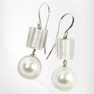 Jewelry: 2340502PS01Q00 VINTAGE PEARLS silverpearl short hook