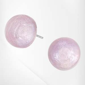 Bubbling Pearls: 3250504PPINQ00 CARLA Soft Pearl Pink stud