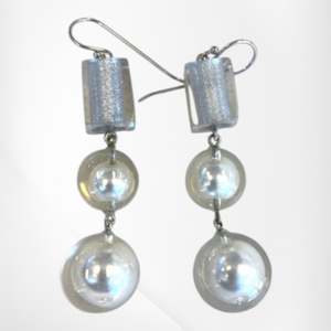 Bubbling Pearls: 23405011PS01Q00 VINTAGE PEARLS silverpearl short hook