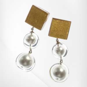 2340501PG01Q00 VINTAGE PEARLS goldpearl stud