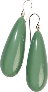 Colourful Statements Earrings: 40105289238Q00 COLOURFUL STATEMENT green short hook