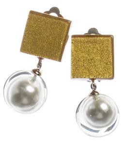 2340503PG01Q00 VINTAGE PEARLS goldpearl stud