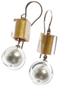 Bubbling Pearls: 2340502PG01Q00 VINTAGE PEARLS goldpearl short hook