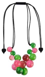 1190102GPINQ15 BOLAS green/pink adj